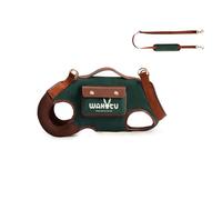 Wakytu Dog Lift Harness Dog Carrier Dog VES Harness Adjustable Dog Leash with Small Puppy Treat Bag（Green,L）