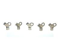 Wal-Rich Radiator Bleeding Air Valve Key Chrome Plated Lot of 5