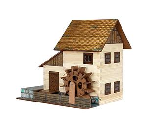 Walachia 8594036430167 No 16 Water Mill Woodcraft Construction Kit Wooden Model Train Track 1/LGB