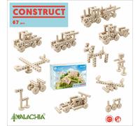 Walachia N. 90 - Construction - 100% Natural Wooden Building Set - 67 pcs