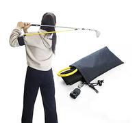 Walbest Golf Swing Training Arm Band Set,1 Set Golf Swing Trainer Flexible Ergonomic Strong Toughness Correct Posture Swing Power Elasticity Exercise Rope Golf Sports Black