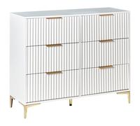6 Drawer Chest WALCOTT White