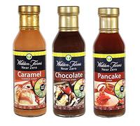 Walden Farms Almost Zero Calorie Syrup Collection 355ml(Pancake,Caramel and Chocolate)