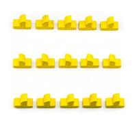 Waldfelsen® Hoz Figures: 15 Ships Suitable for the Settlers (Colour: Yellow)