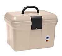 Waldhausen ECO mistel Oblong Plastic with Snap Closure, Smooth Surface Green Rectangular Storage Box 1.52kg 1 count 1 size 2 compartments Horse Grooming Supplies