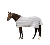 Waldhausen Economic Fly Blanket with Cross Surcingles, Silver Grey/Grey, 125 cm