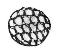 Waldhausen Hairnet Set - With Pearls Black