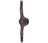 WALDHAUSEN Leather Saddle Girth with Belly Bib, Brown, 135 cm