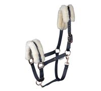 Pink rope halter with fur Waldhausen Modern