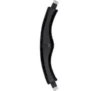 WALDHAUSEN Moon Long Strap with Teddy Fur, Black/Black, 105 cm