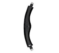 WALDHAUSEN Moon Long Strap with Teddy Fur, Black/Black, 120 cm