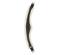 WALDHAUSEN Moon Long Strap with Teddy Fur, Black/Natural, 110 cm