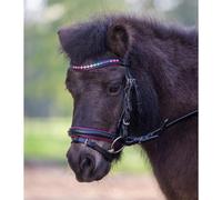 Waldhausen Pinky Star Flash Pony/Shetland Bridle - Black