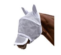 Waldhausen Premium Space Fly Mask with Ear and Nose Protection, Silver, Pony