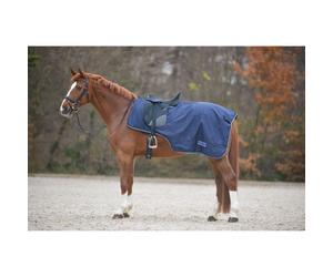 Waldhausen Rain Exercise Sheet with Saddle Gap Navy - Full