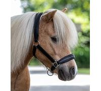 Waldhausen STAR Lederhalfter Diamond, schwarz, Shetty, schwarz, SH