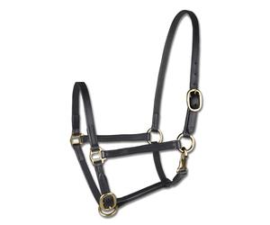WALDHAUSEN Star MS/Minishetty Foal Headcollar Leather Black