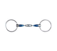 Double jointed snaffle bit for horse Waldhausen Sweet Iron
