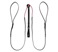 WALDHAUSEN Triangular Reins W-trainRein, Black, Shetty