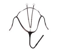 WALDHAUSEN X-Line Breastplate with Long Bridge, Brown, VB