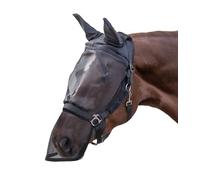 WALDHAUSEN XWB Premium Fly Mask for Headcollar Ear and Nose Protection Black