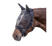 WALDHAUSEN XWB Premium Fly Mask for Headcollar with Ear Protection Black