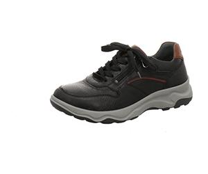 Waldläufer Comfortable Sports Floor Black (Black, UK Footwear Size System, Adult, Men, Numeric, Wide, 8)