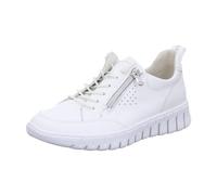 Waldläufer H-Birdy Women's Comfortable Lace-Up Low Shoes, White, 6 UK