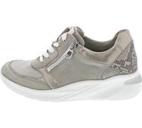 Waldläufer H-Dilara Sporty Lace Up Grey, Stone Grey Beige, 42 EU Bred