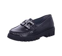 Waldläufer H-Serena Leather Wide fit Loafers 723508 Slipper (Black, UK Footwear Size System, Adult, Women, Numeric, Wide, 5.5)