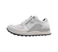 Waldläufer Hiroko Soft Women's Low Leather and Textile Trainers | sneaker;white;lace;woman;shoes