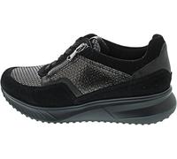 Waldläufer Ortho-Tritt K-Janka Trainers, Order (Suede Leather)/Poster Stretch, Black/Anthracite, Width K 617K01-501-771 Black, black, 7 UK