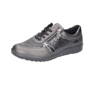 Waldläufer Waldlaufer M-Ira Wide Fitting Shoe Comfortable up to 25mm Heel (Grey, UK Footwear Size System, Adult, Women, Numeric, Wide, 6.5)
