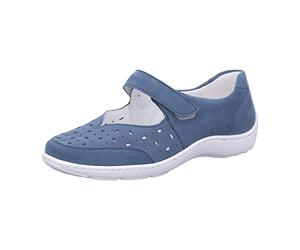 Waldläufer Womens 496325 191 088 Henni Denver Pietra Mary-Jane Velcro Shoes