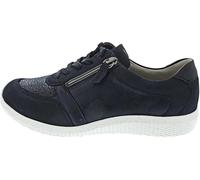 Waldläufer Women's Lace-Up Shoes, Blue, blue, 8.5 UK