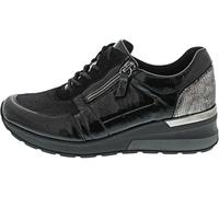 Waldlaufer Chloe Womens Trainers 6 UK Black Pat Combi
