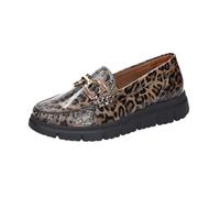 Waldlaufer H-Pina Leather Loafers (Leopard, UK Footwear Size System, Adult, Women, Numeric, Medium, 4)