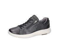 Waldlaufer Heiko Men's Ultra Soft Leather Wide Fitting Leather Sneakers (Black, UK Footwear Size System, Adult, Men, Numeric, Wide, 9.5)