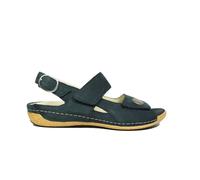 Womens Heliett Navy Double Velrco Sandal UK 6