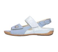 Waldlaufer Heliett | 342002 212 267 | Sky Nubuck | Women's Wide Fit Adjustable Sandals 4 Sky