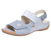 Waldlaufer Heliett | 342002 212 267 | Sky Nubuck | Women's Wide Fit Adjustable Sandals 5 Sky