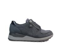 Waldlaufer Hiroko H64007 307 194 Navy Nubuck Women's Wide Fit Trainers
