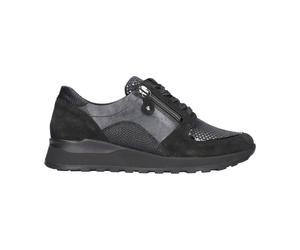 Waldlaufer Hiroko | H64007 601 001 | Black | Womens Wide Fit Casual Trainers