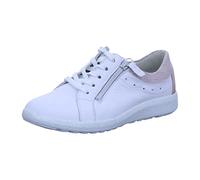 Waldlaufer K-Ira Extra Wide fit Ultra Light Ultra Soft Leather Shoes (White, UK Footwear Size System, Adult, Women, Numeric, X-Wide, 6.5)