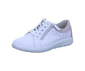 Waldlaufer K-Ira Extra Wide fit Ultra Light Ultra Soft Leather Shoes (White, UK Footwear Size System, Adult, Women, Numeric, X-Wide, 6.5)