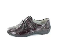 Waldlaufer Stone Womens Shoes 4 UK Burgundy
