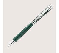 WaldMann XETRA VIENNA Retractable Ballpoint Pen Lacquer Green with Hand Engraving - Special Edition