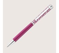 Waldmann XETRA VIENNA Retractable Ballpoint Pen Lacquer Pink with Hand Engraving - Special Edition