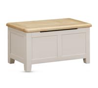 waldorf wooden blanket box - oyster grey