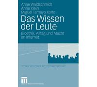 Waldschmidt - Das Wissen der Leute - New paperback or softback - P555z